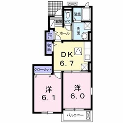 羽ノ浦駅 徒歩6分 1階の物件間取画像